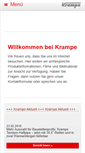 Mobile Screenshot of krampe.de